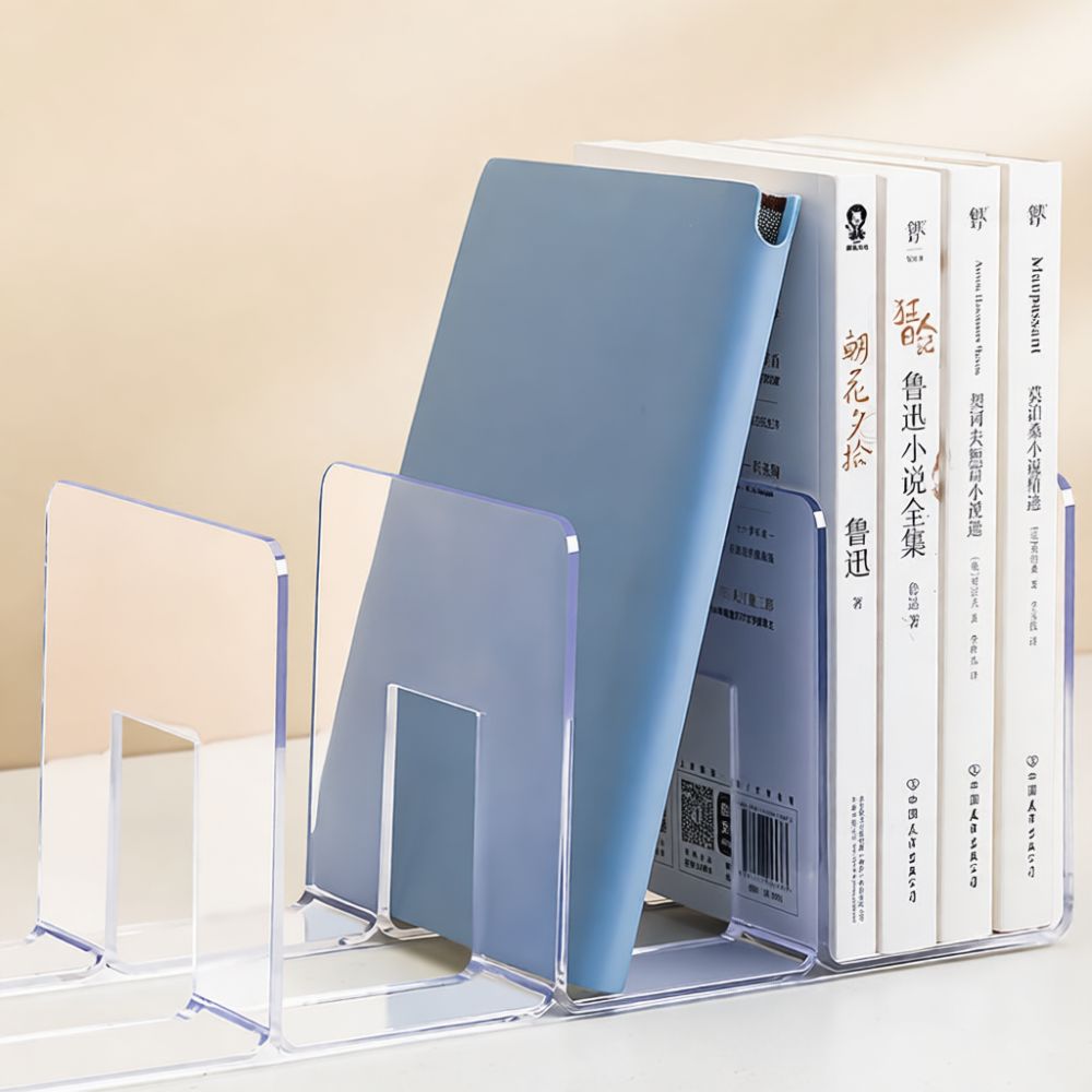 Document Holder Stand - Transparante acryl boekenhouder, bureau-organizer, verdikte, doorzichtige