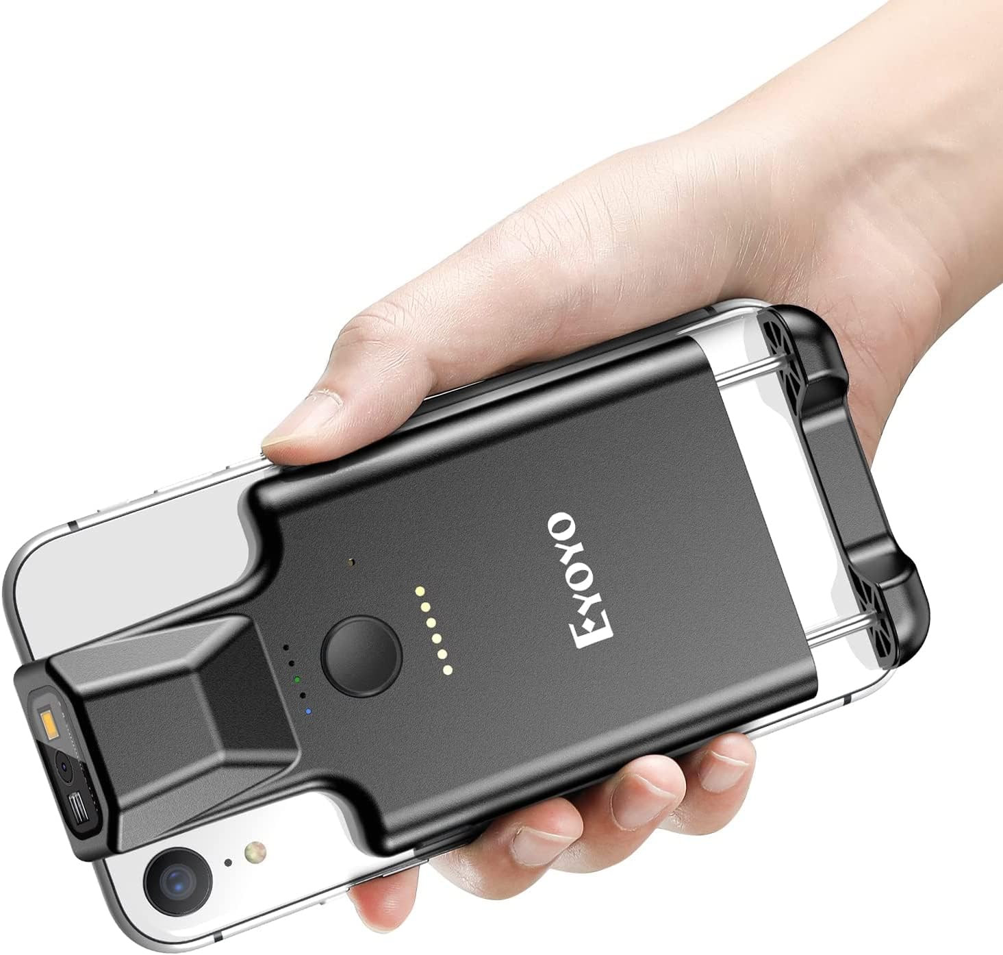 Document Scanner Portable - Eyoyo EY-017 Bluetooth-barcodescanner met achterclip, draagbare