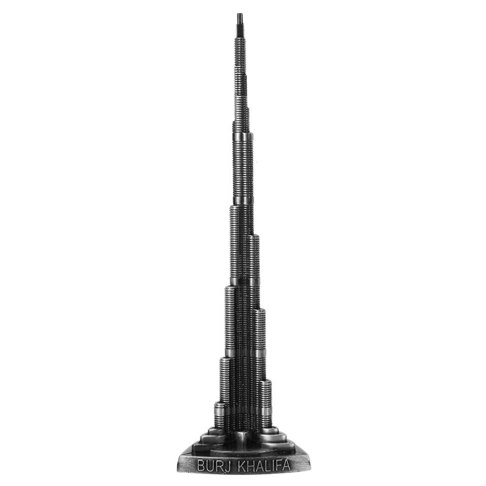 Home Office Dubai - Burj Khalifa-torenmodel, miniatuur van een bekend