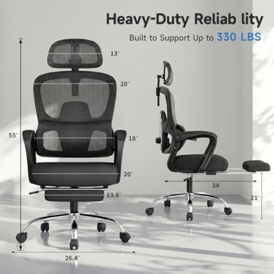Ergonomische bureaustoel met v - Ergonomic Office Chair recensie en prijs