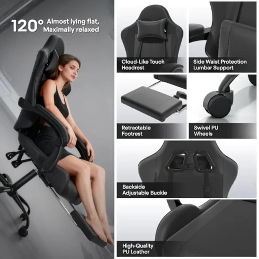 Ergonomische gamingstoel met v - Ergonomic Office Chair recensie en prijs