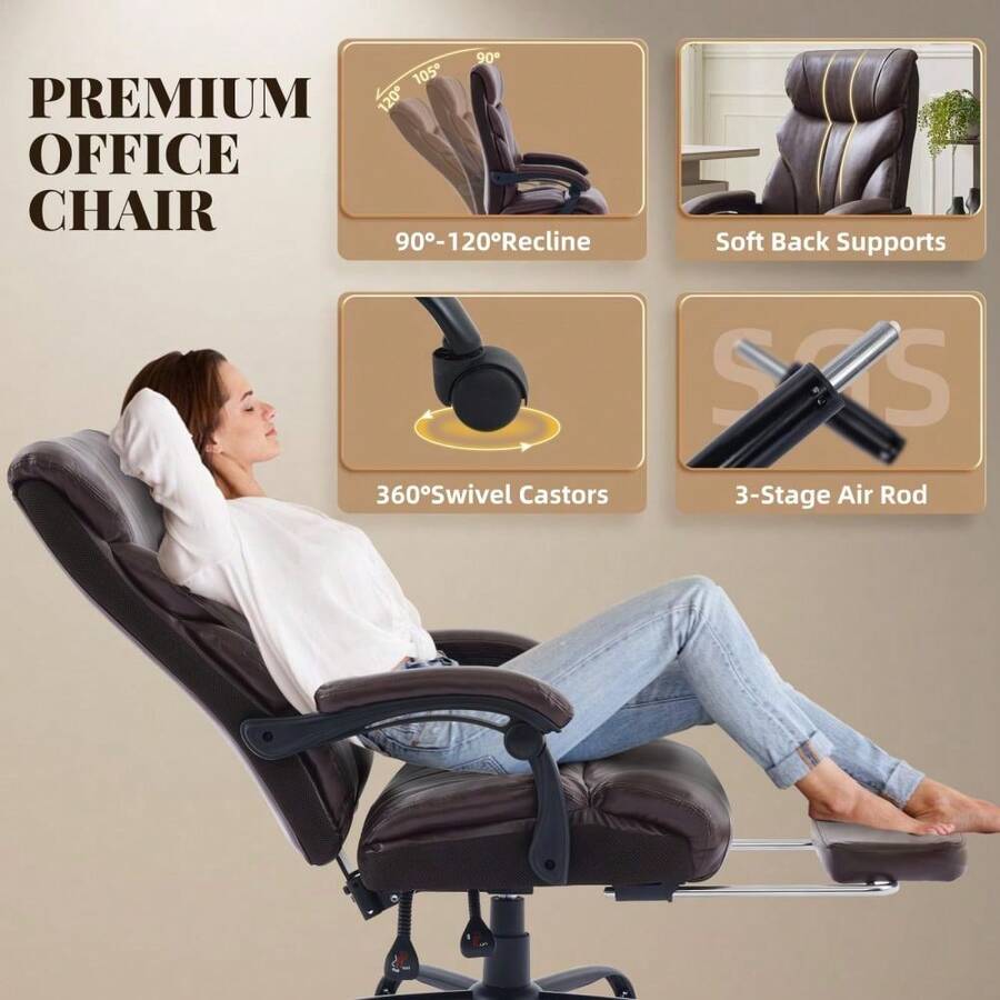 Bureaustoel, hoge computerstoe - Ergonomic Office Chair recensie en prijs
