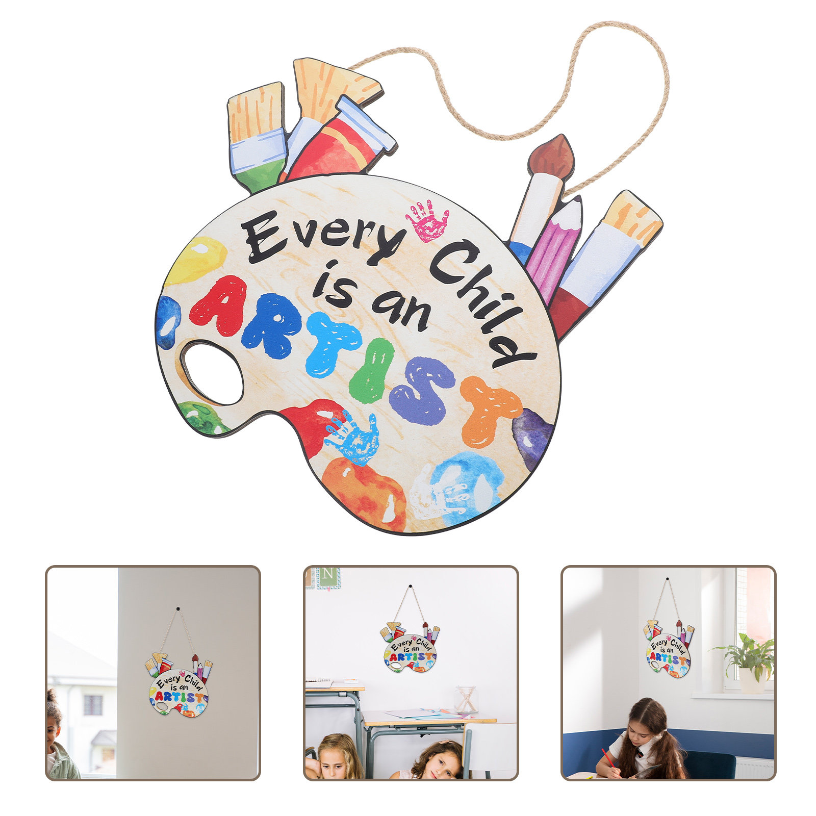 Houten wanddecoratie voor de k - Home Office Or recensie en prijs