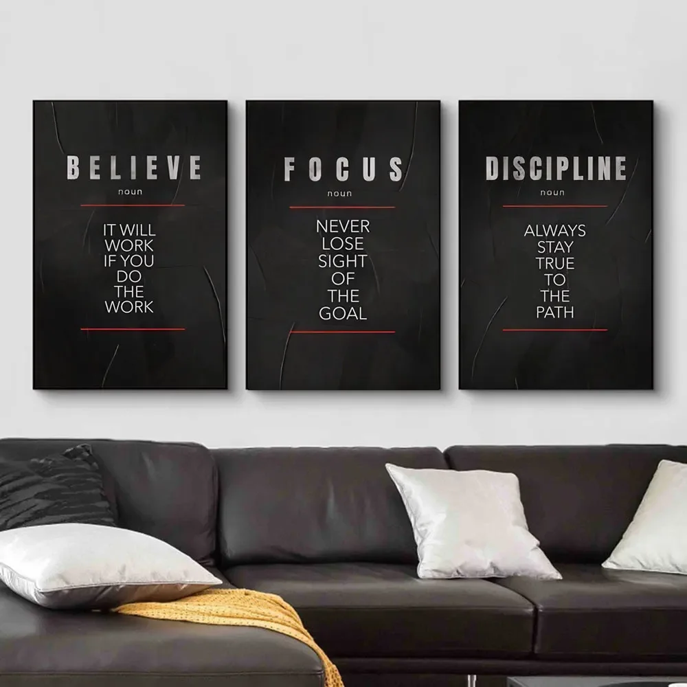 Poster met de definities van d - Home Office Room Inspiration recensie en prijs