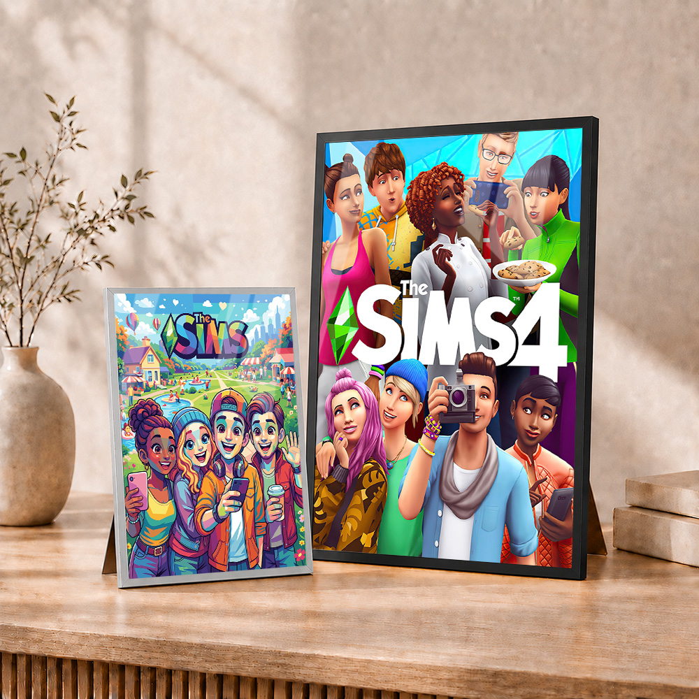 The Sims metalen posters met e - Home Office Room Inspiration recensie en prijs