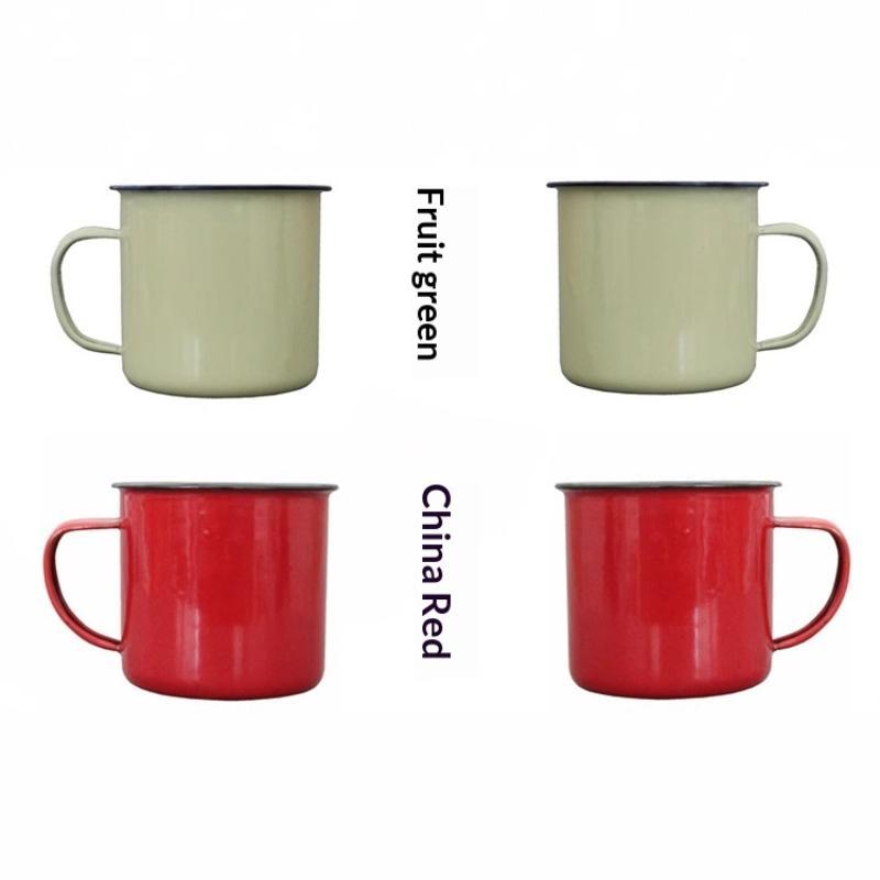 Emaille drinkbekers in meerder - Home Office Logo recensie en prijs