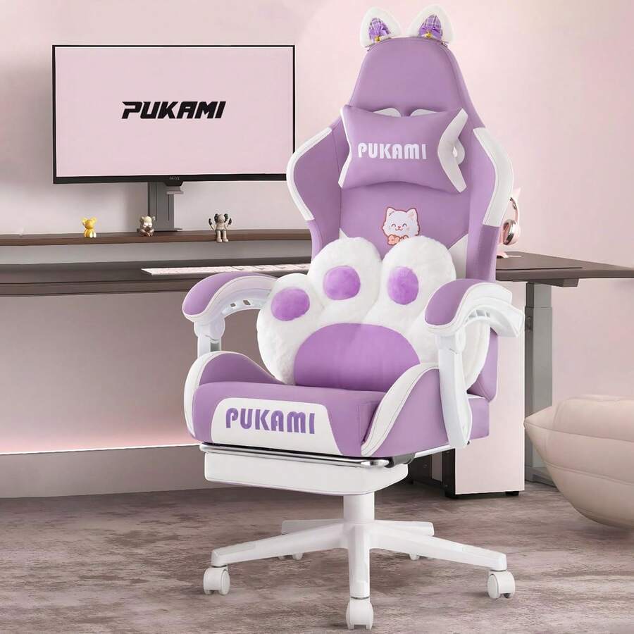 Roze gamingstoel met verbonden - Ergonomic Office Chair recensie en prijs
