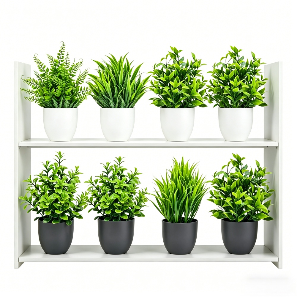 4 stks/set Mini Kunstplanten I - Home Office Layout recensie en prijs