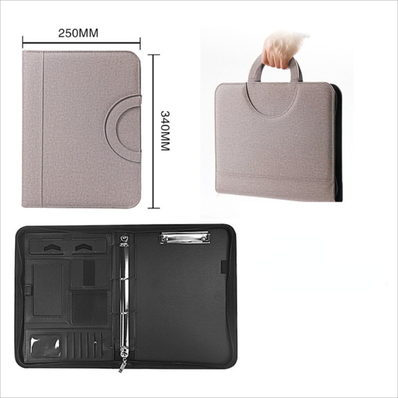 1Pc A4 PU lederen map met rits - Document Scanner Portable recensie en prijs