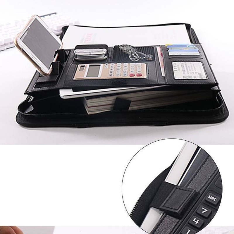 1Pc A4 PU lederen map met rits - Document Scanner Portable recensie en prijs