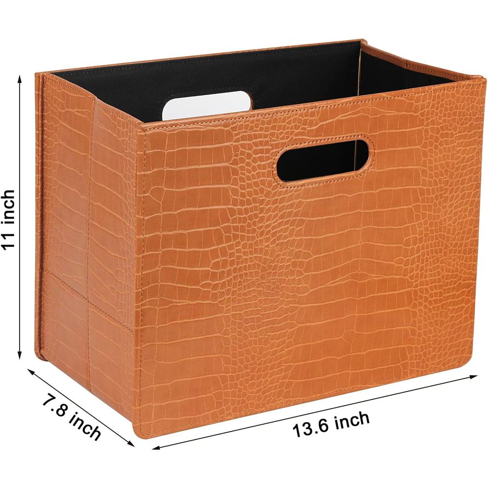 Bruine houten opbergorganizer  - Home Office Or recensie en prijs